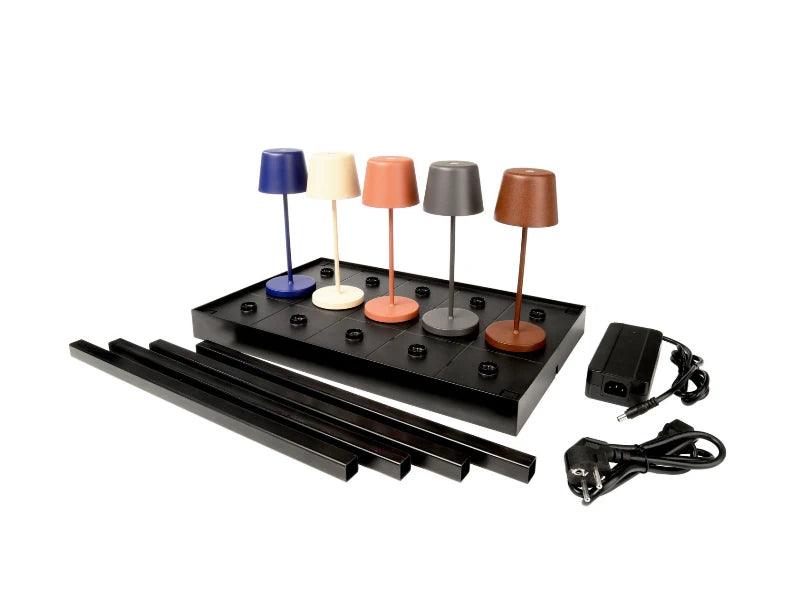 15-fach Ladestation inkl. Netzgerät für Deko-Leuchte Canis Mini - Camperreich