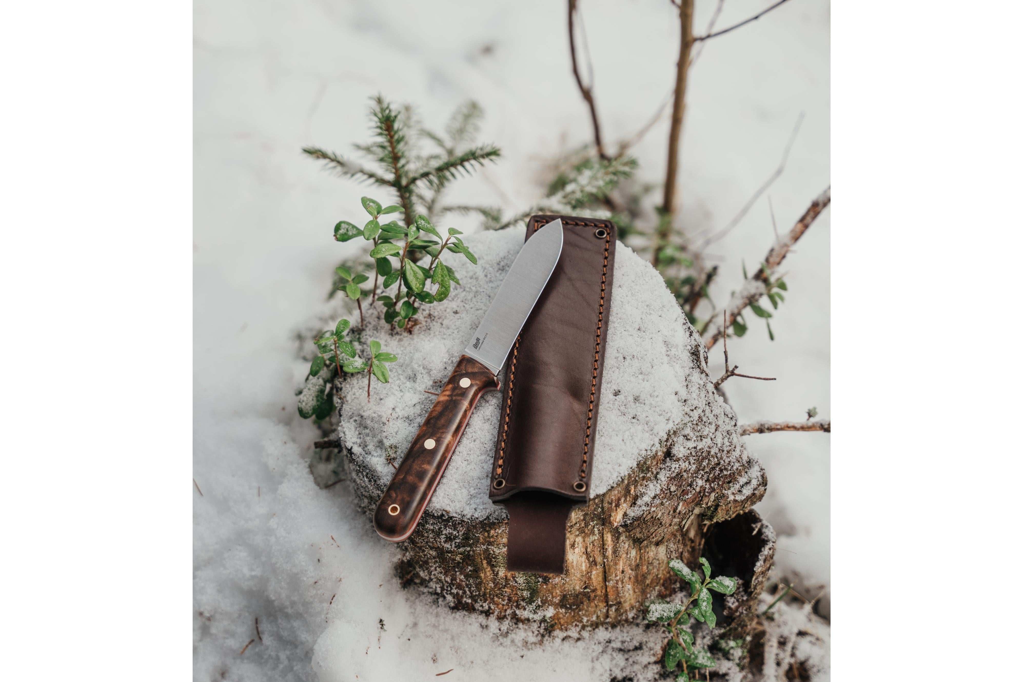 Kephart 115 - StabilizedWalnut - Flat - Leather.