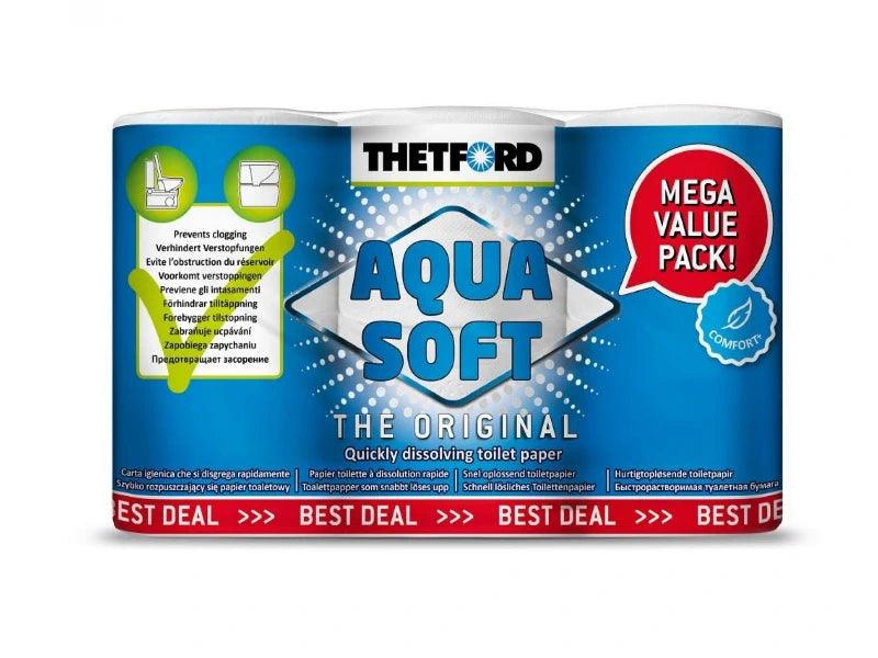 Aqua Soft Toilettenpapier 6 Rollen - Camperreich