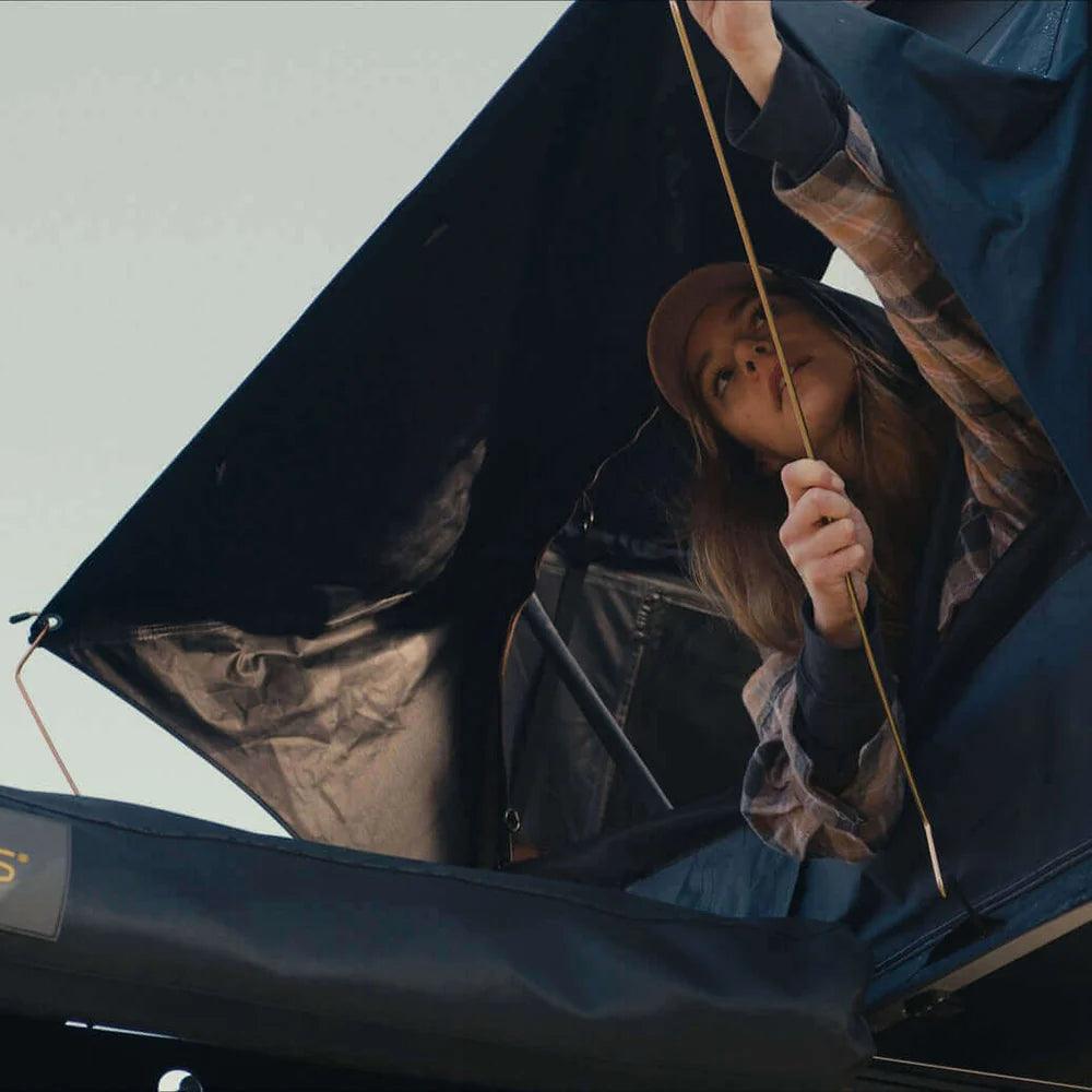 Dachzelt Elements Ocean - 165cm mit Vorzelt - Camperreich