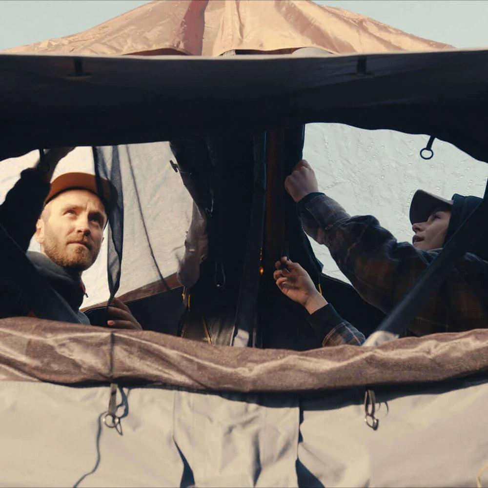 Dachzelt Elements Ocean - 165cm mit Vorzelt - Camperreich