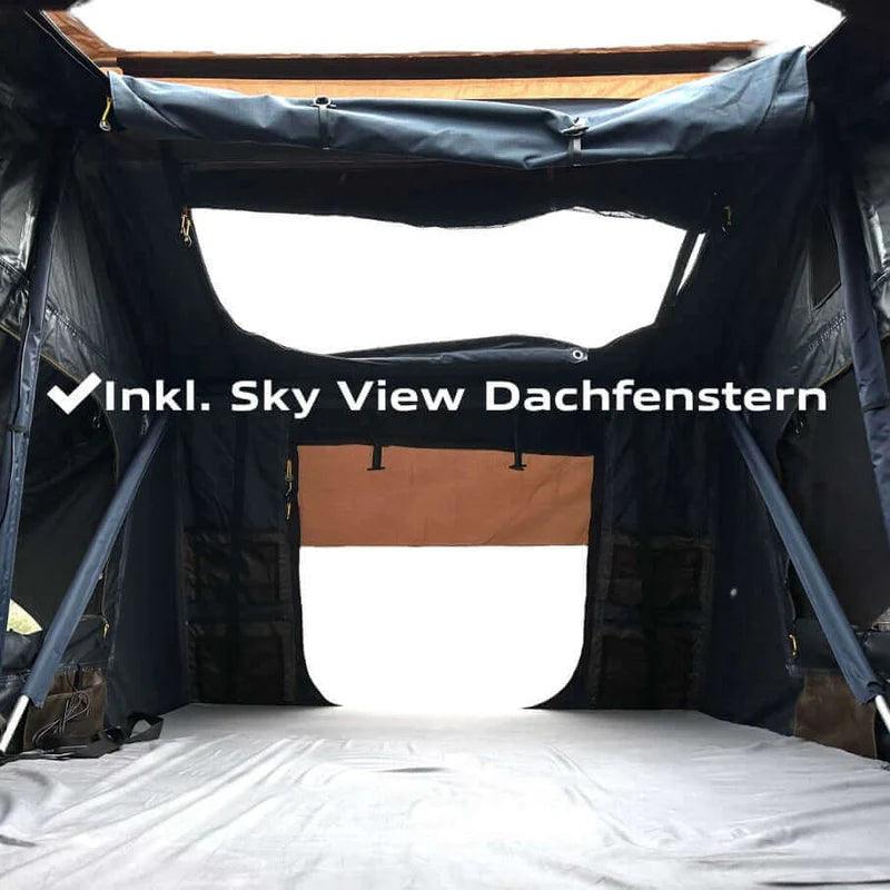 Dachzelt Elements Ocean - 165cm mit Vorzelt - Camperreich