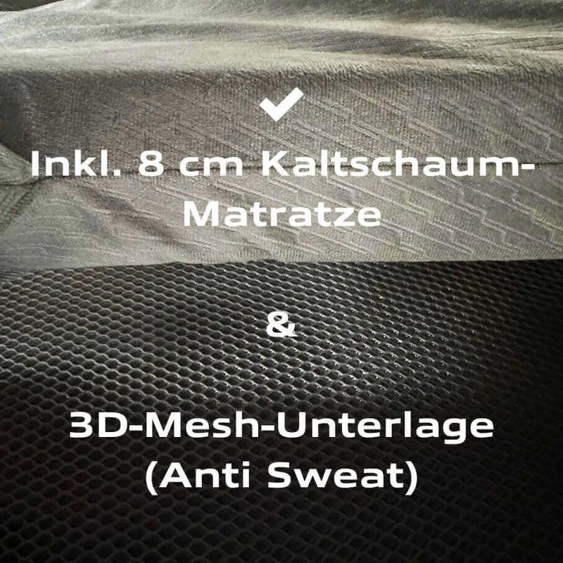 Dachzelt Elements Ocean - 165cm mit Vorzelt - Camperreich