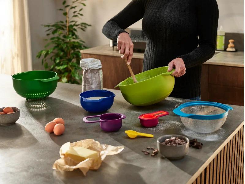 Essenvorbereitung JosephJoseph Set Nest T Plus 9-teilig, multicolour - Camperreich