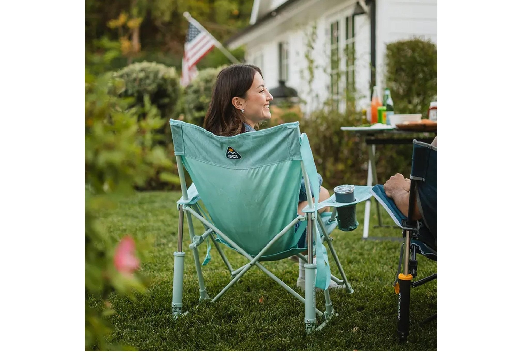 Kickback Rocker Leaf Pastel Green - Camperreich