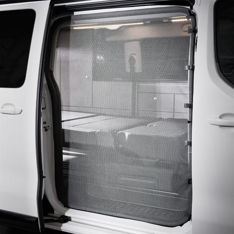 Moskitonetz für die Schiebetüre magnetisch befestigt - Camperreich