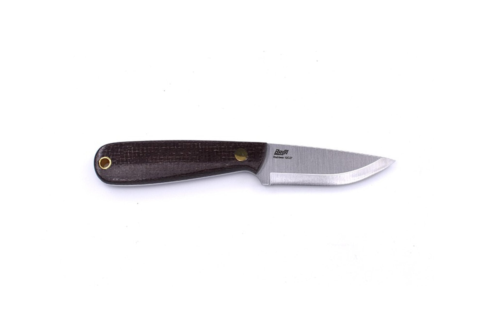 Necker 70 - BlackMicarta - Scandi - Leather - Camperreich