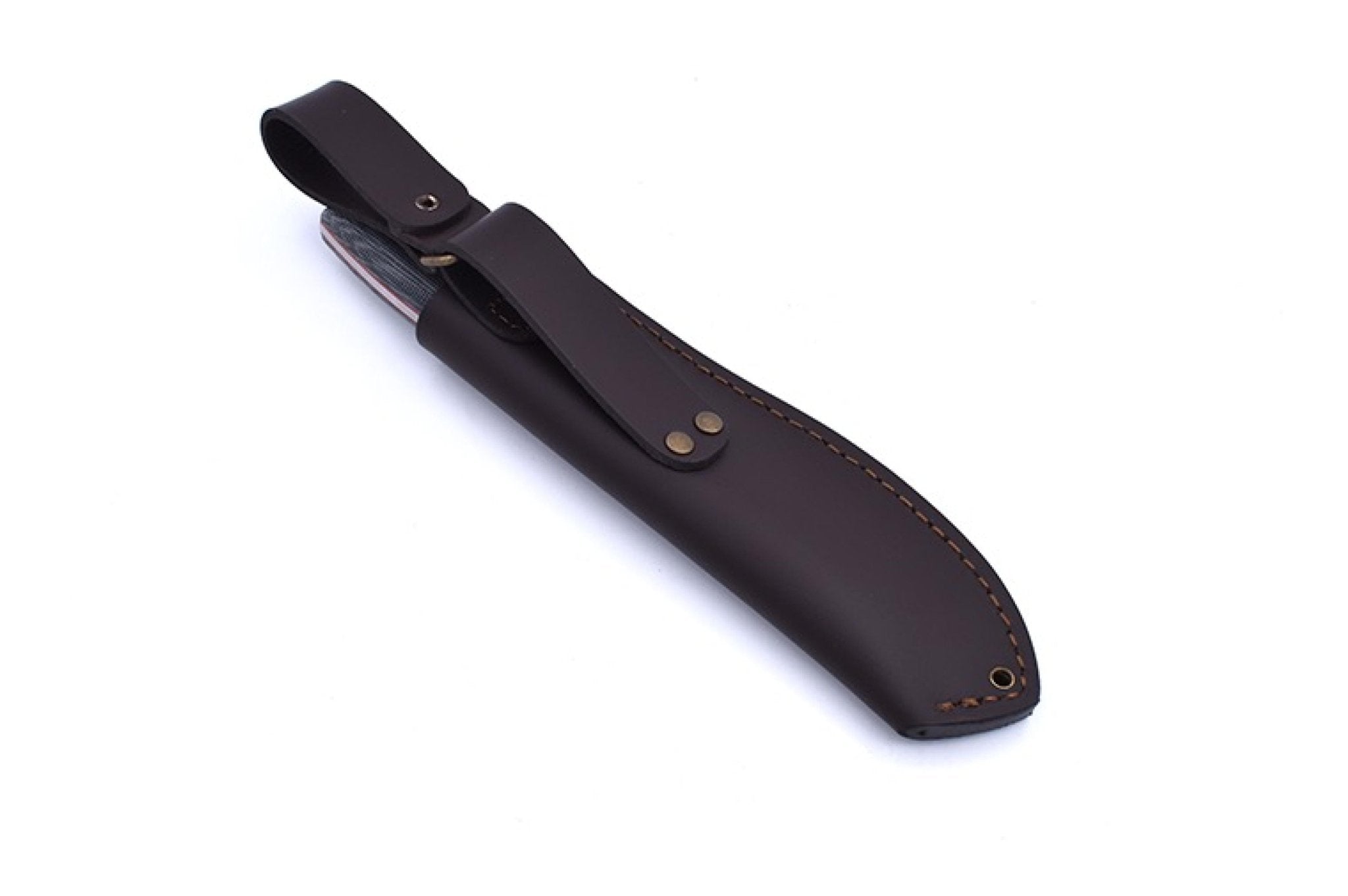 Nessmuk 125 - BlackMicarta - Scandi - Leather - Camperreich