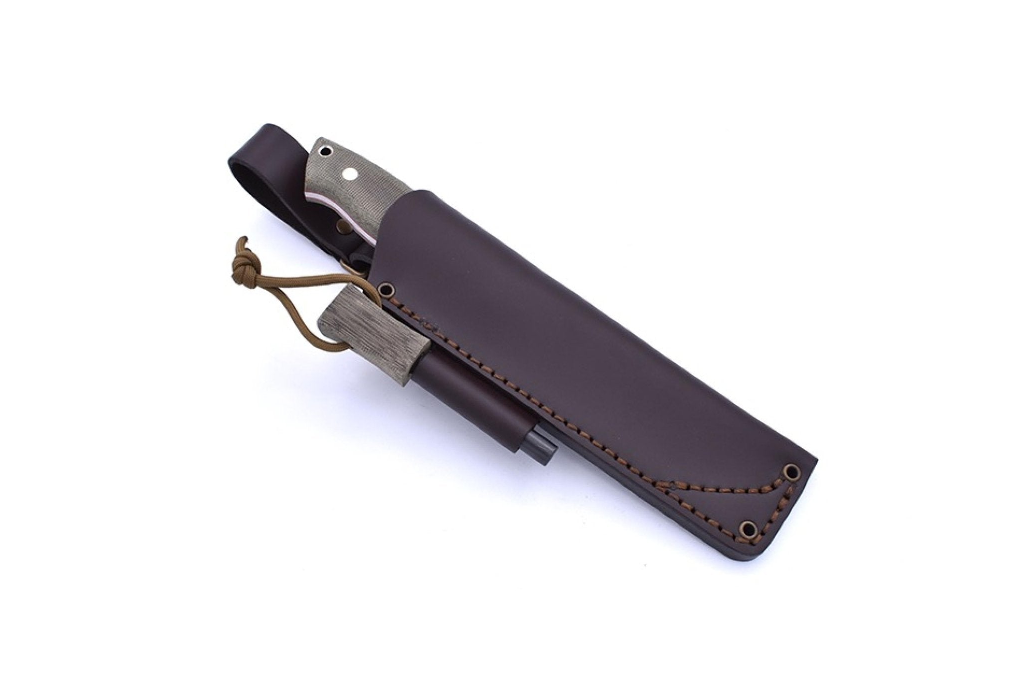 Nessmuk 125 - GreenMicarta - Scandi - Firesteel - Camperreich