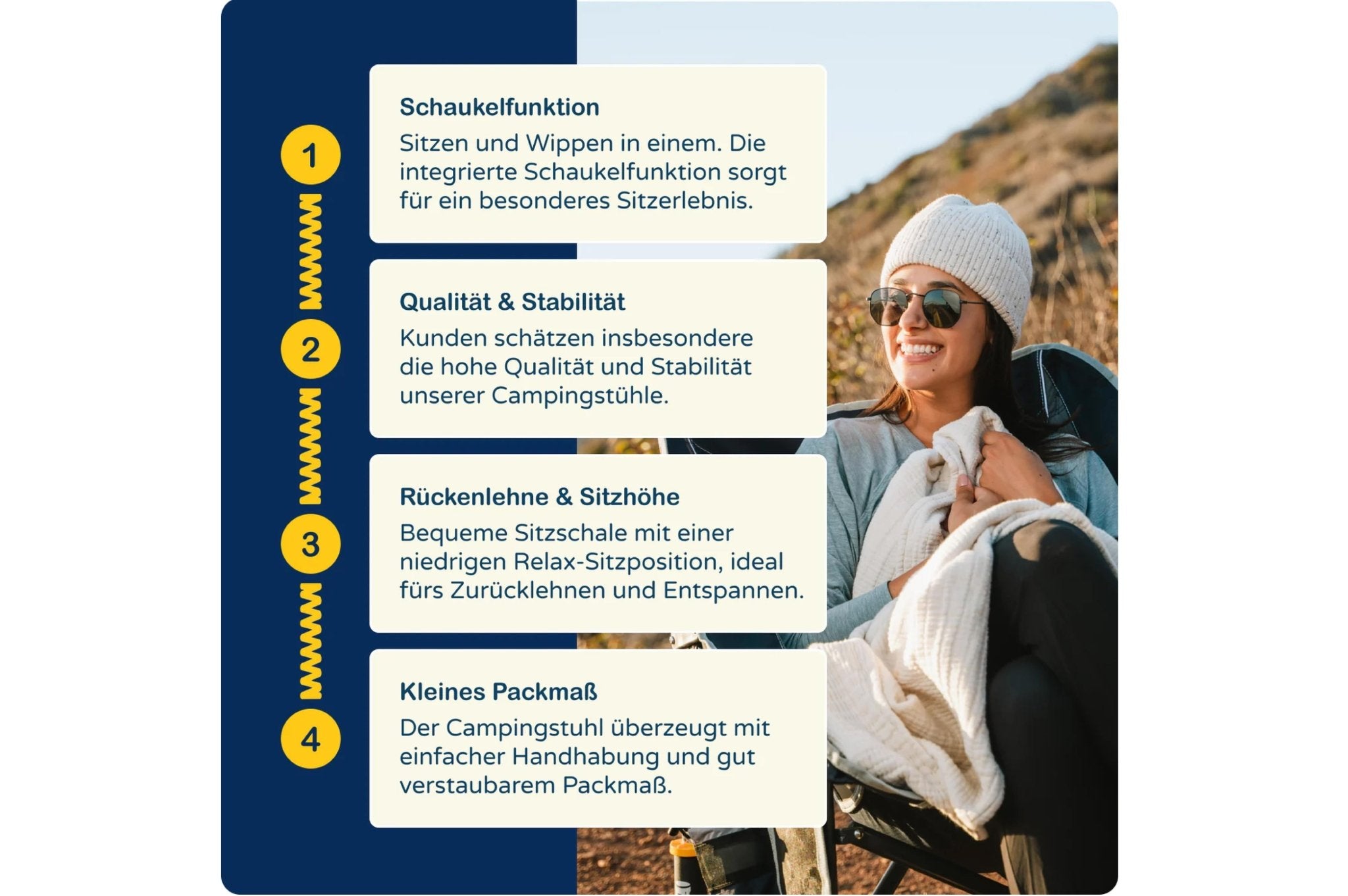 Pod Rocker Indigo Blue - Camperreich