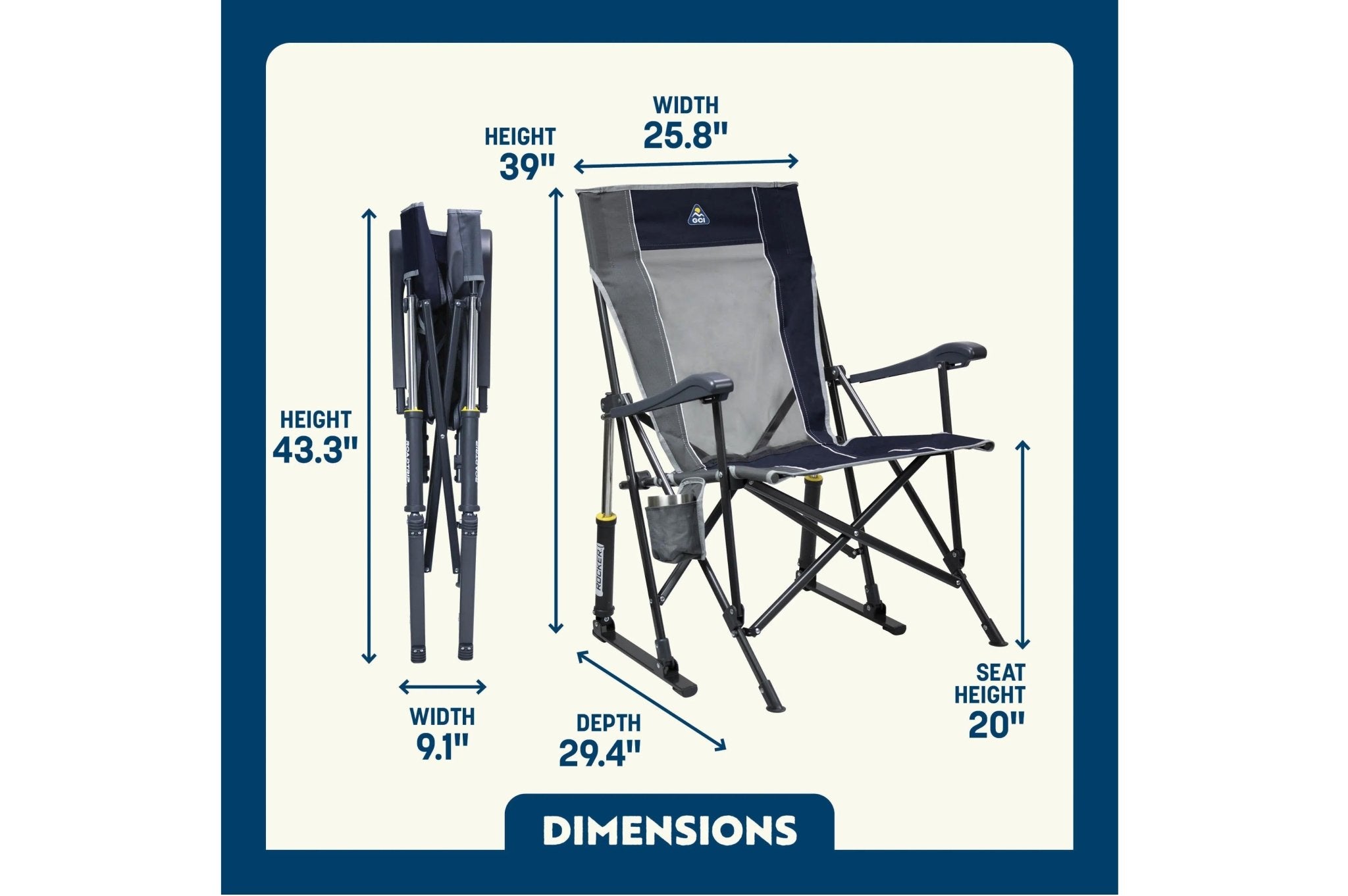 Road Trip Rocker Hunter Topo - Camperreich