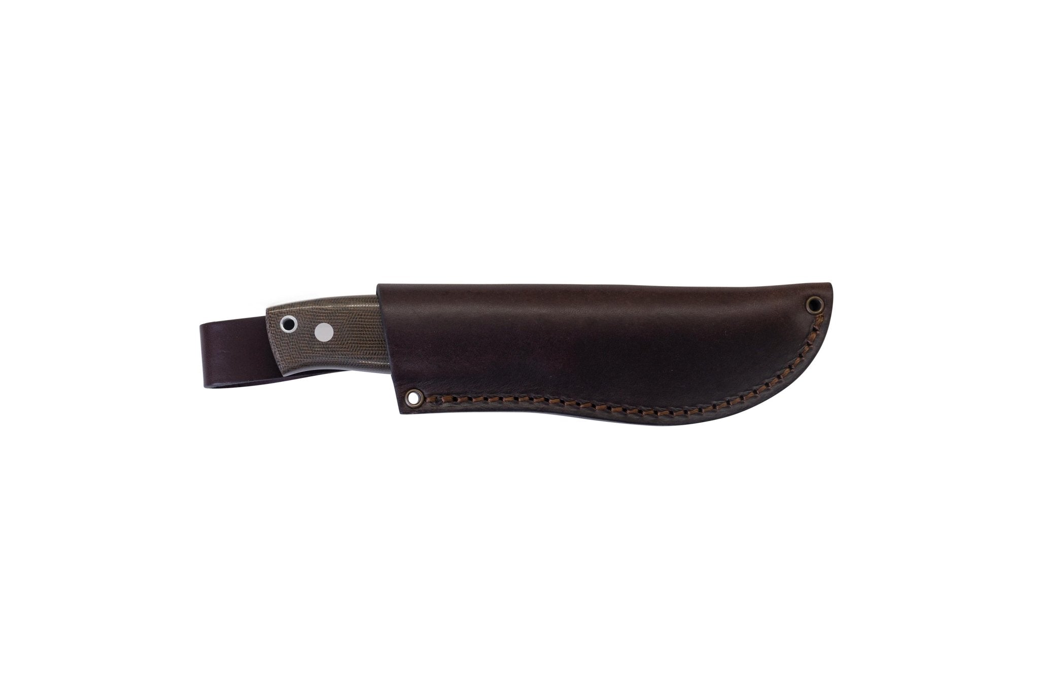 Skinner 90 - GreenMicarta - Flat - Leather - Camperreich