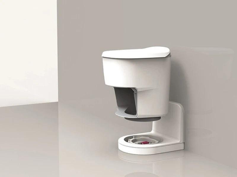 Toilette clesana C1 mit L-Adapter, Farbe: Weiss - Camperreich