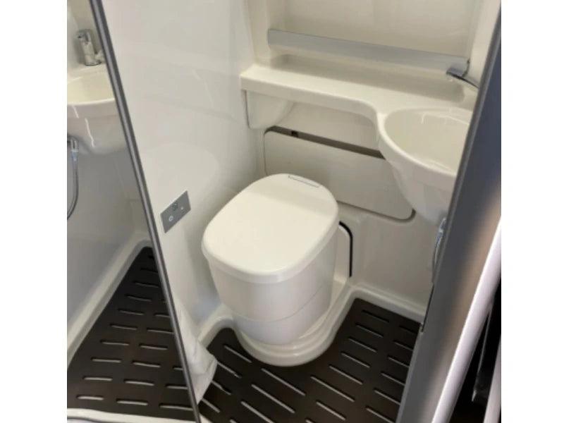 Toilette clesana C1 mit L-Adapter, Farbe: Weiss - Camperreich