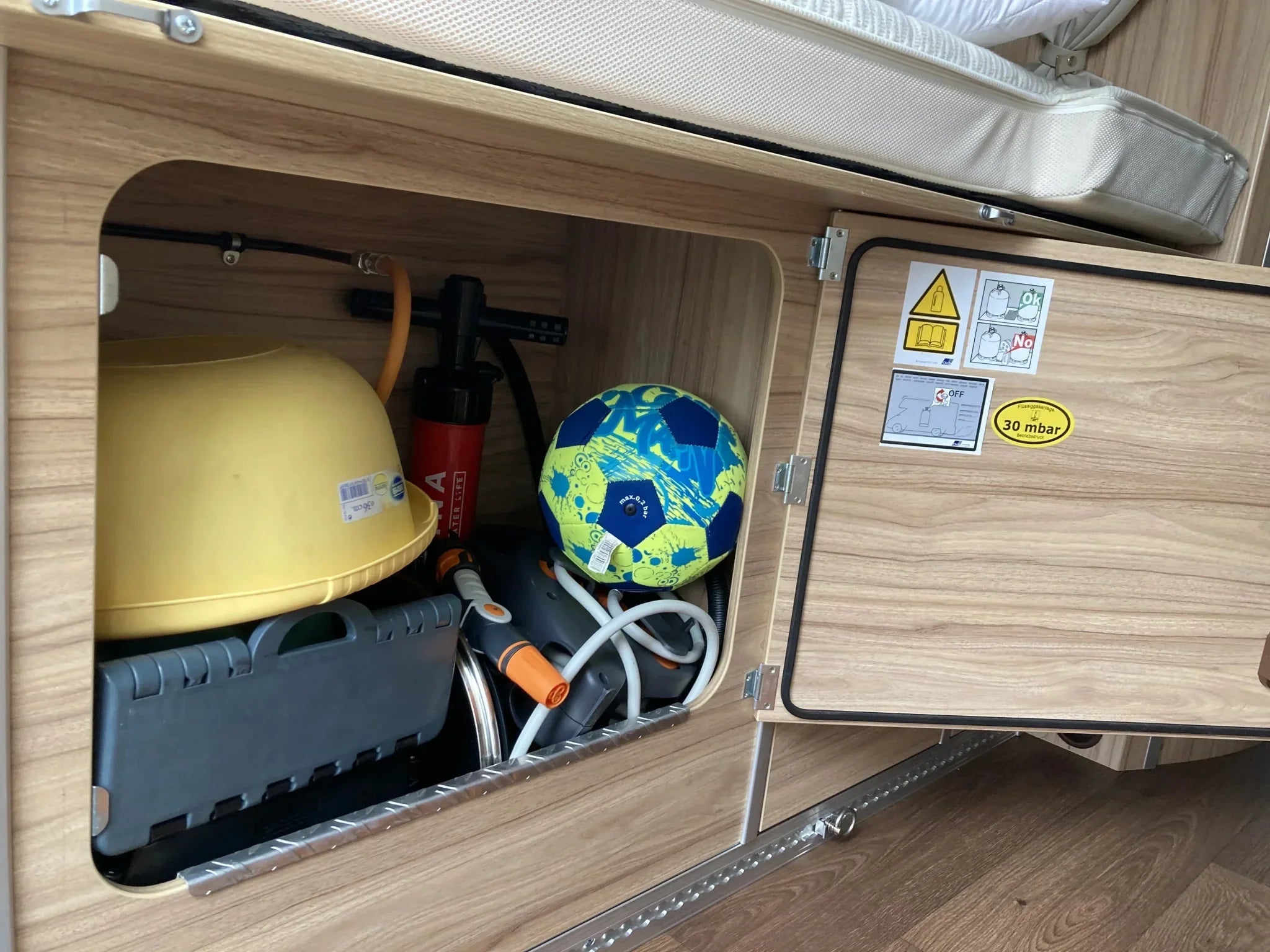 Wieso sollte der Gaskasten nicht als Staukasten verwendet werden? - Camperreich