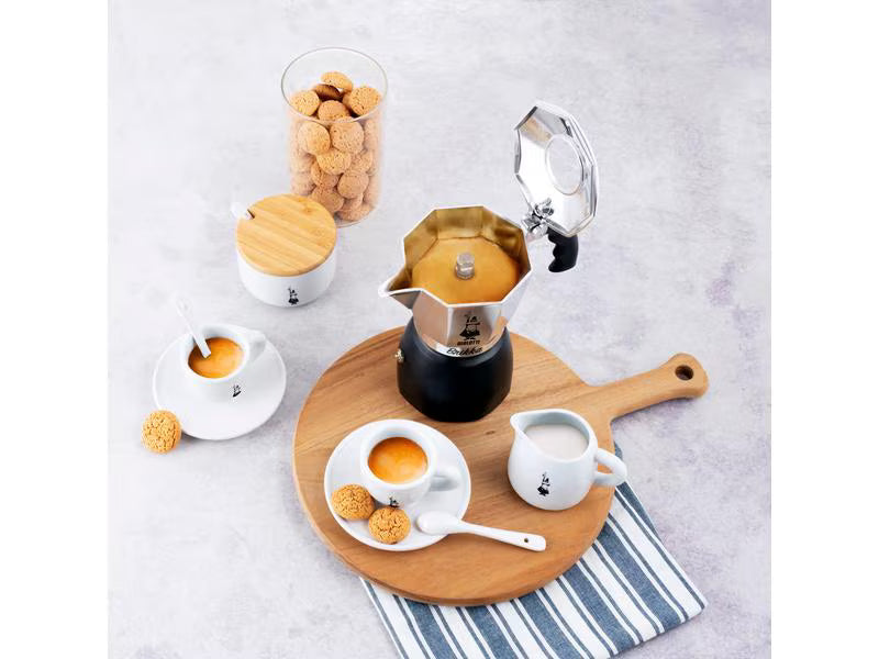 Bialetti Espressokocher Brikka 4 Tassen, Silber
