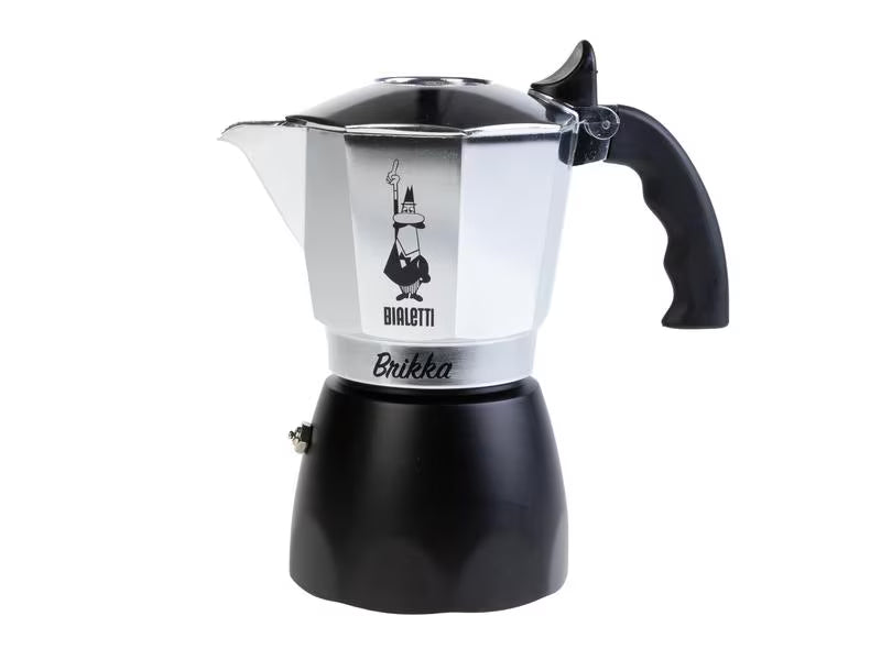 Bialetti Espressokocher Brikka 4 Tassen, Silber