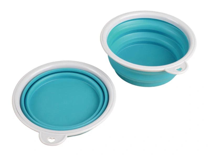 2in1 Reisebecher Trinka Flamingo für Wasser & Futter - Camperreich