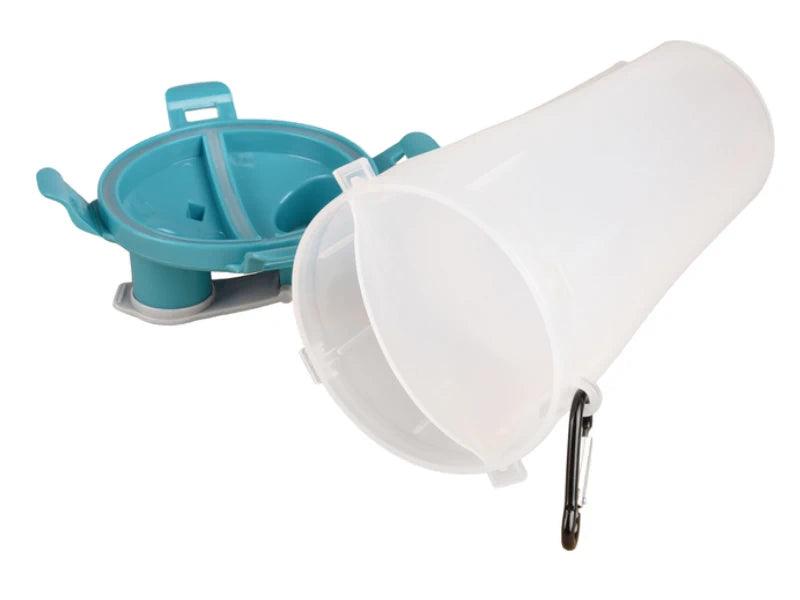2in1 Reisebecher Trinka Flamingo für Wasser & Futter - Camperreich