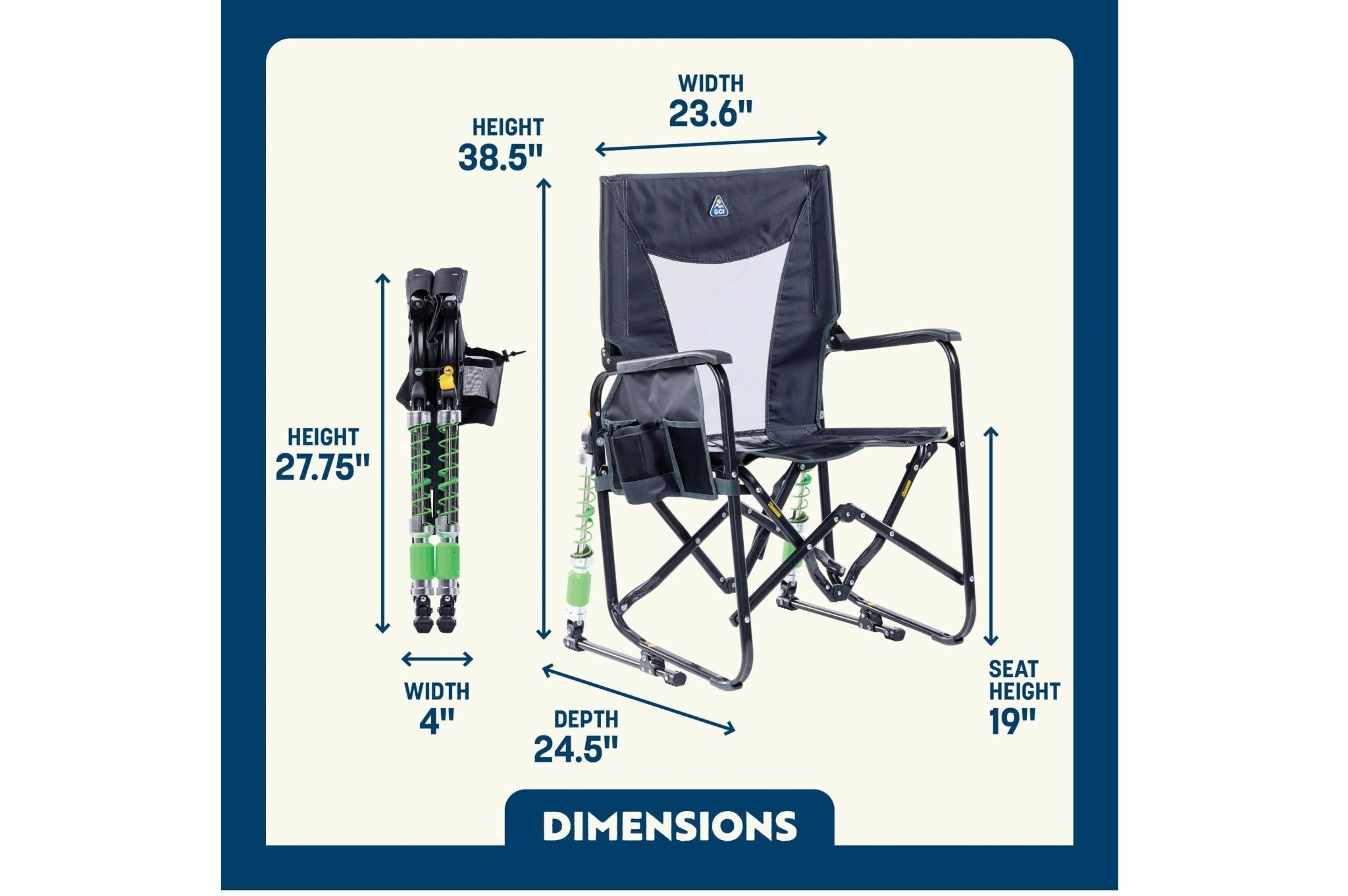 Adjustable Rocker Aged Fatigue - Camperreich