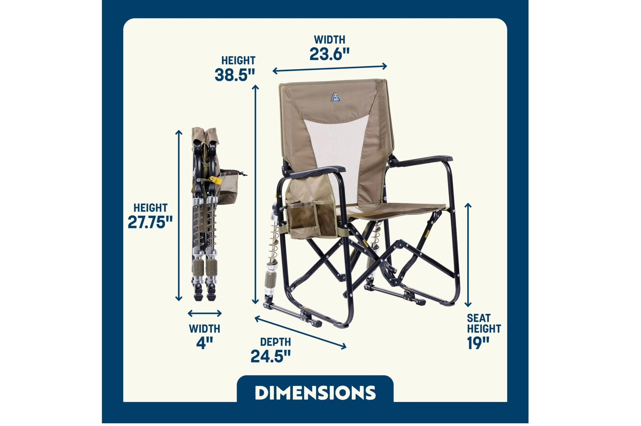 Adjustable Rocker Aged Fatigue - Camperreich