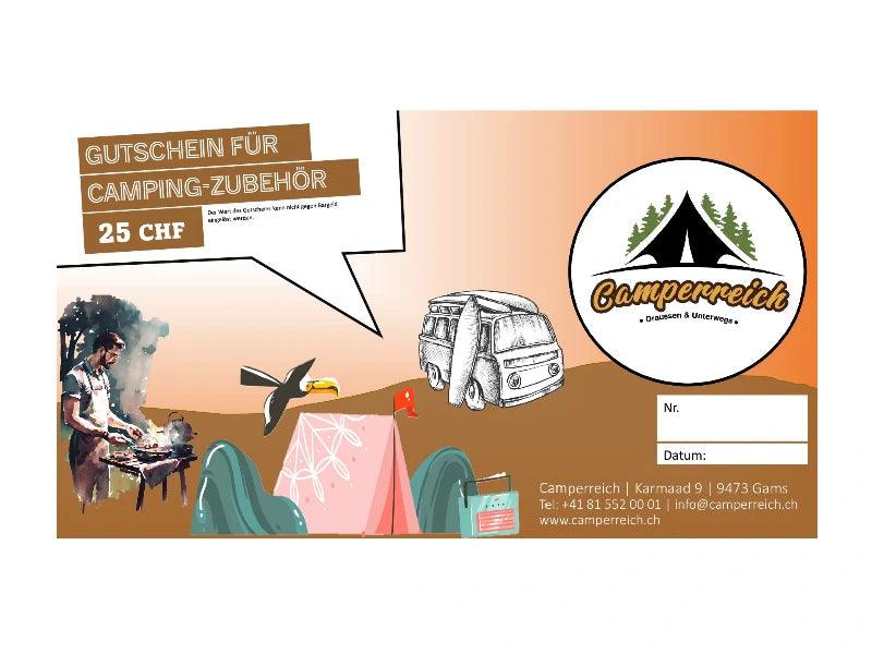 Camperreich-Geschenkgutschein - Camperreich