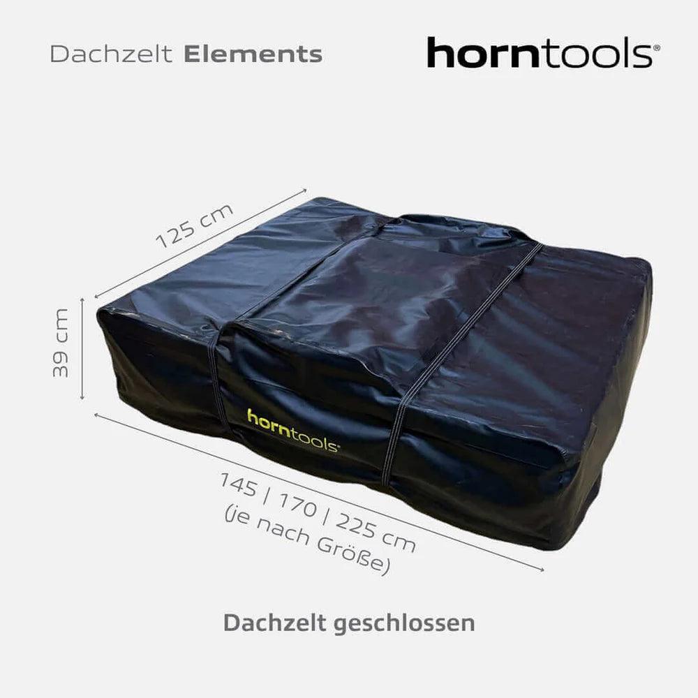 Dachzelt Elements Ocean - 165cm mit Vorzelt - Camperreich