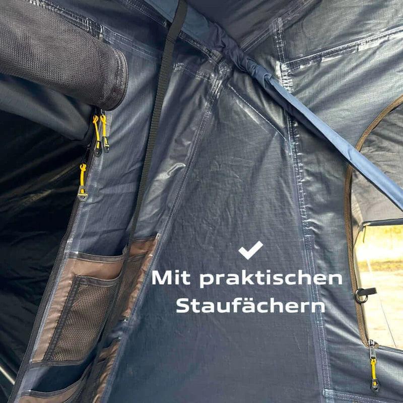 Dachzelt Elements Ocean - 165cm mit Vorzelt - Camperreich