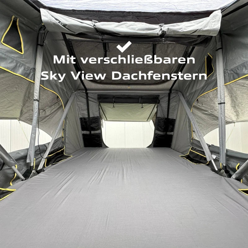 Dachzelt Elements Stone - 220cm mit Vorzelt - Camperreich