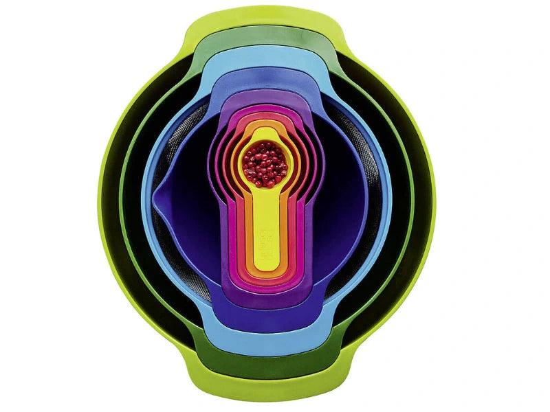 Essenvorbereitung JosephJoseph Set Nest T Plus 9-teilig, multicolour - Camperreich