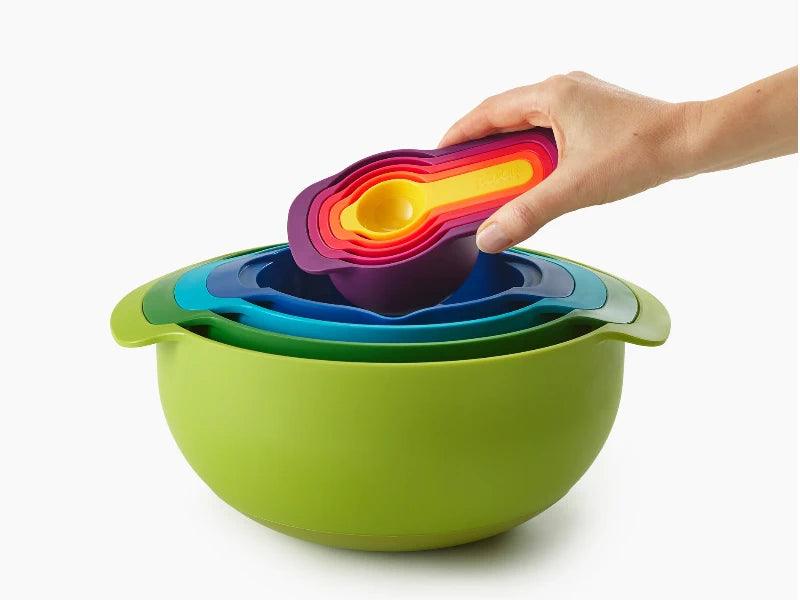 Essenvorbereitung JosephJoseph Set Nest T Plus 9-teilig, multicolour - Camperreich