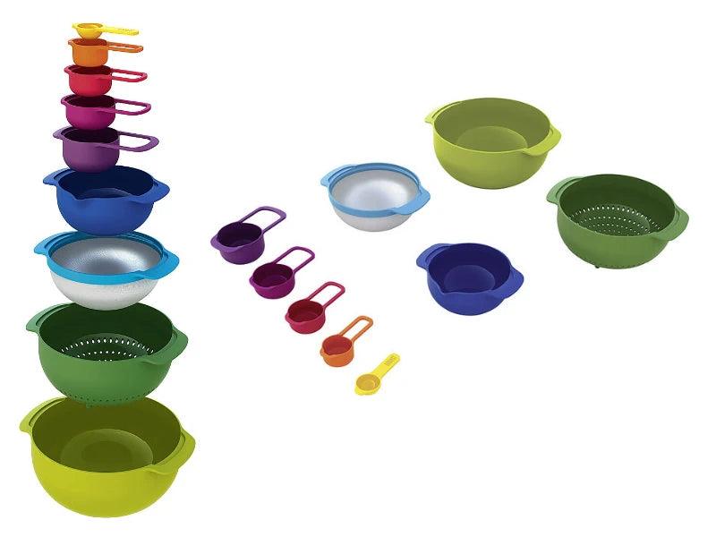 Essenvorbereitung JosephJoseph Set Nest T Plus 9-teilig, multicolour - Camperreich