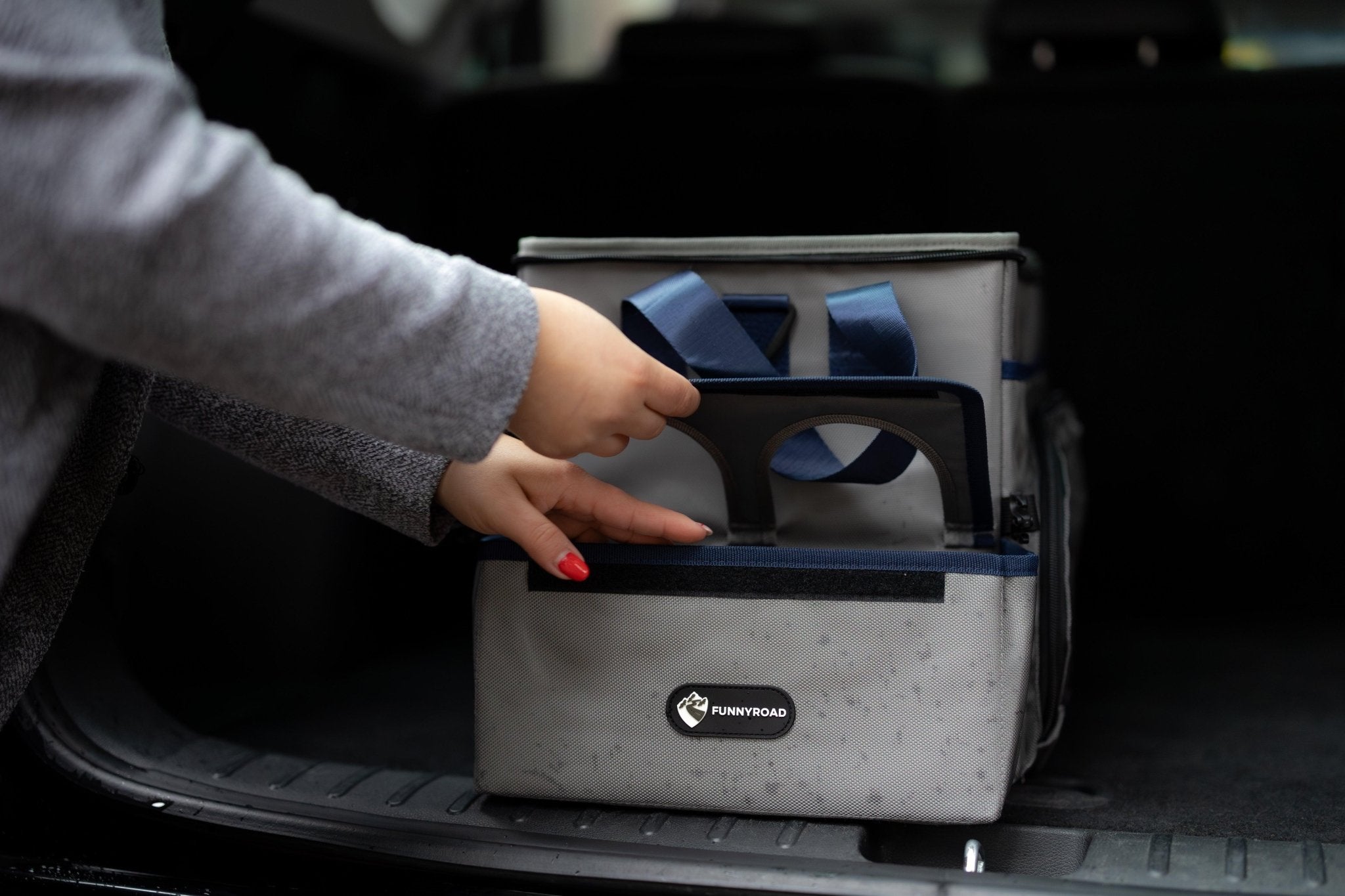 Faltbare Kühltasche Funnyroad Saphirblau - Camperreich