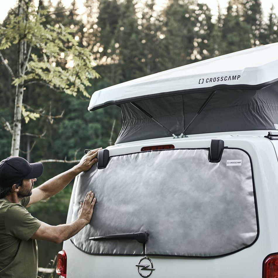 Heckfensteraußenisolierung - Camperreich