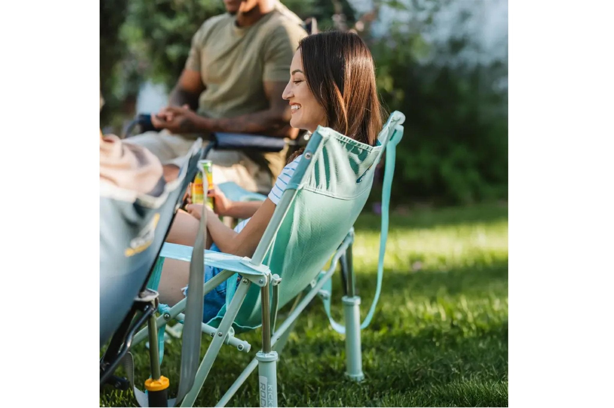 Kickback Rocker Leaf Pastel Green - Camperreich