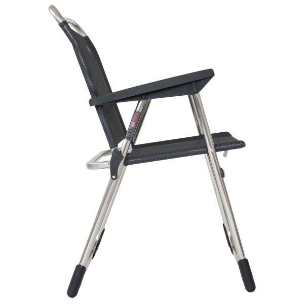 Leichter Klappstuhl Crespo Lux AL/219 grau - Camperreich