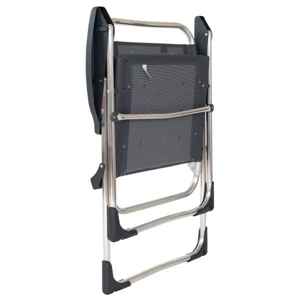 Leichter Klappstuhl Crespo Lux AL/219 grau - Camperreich