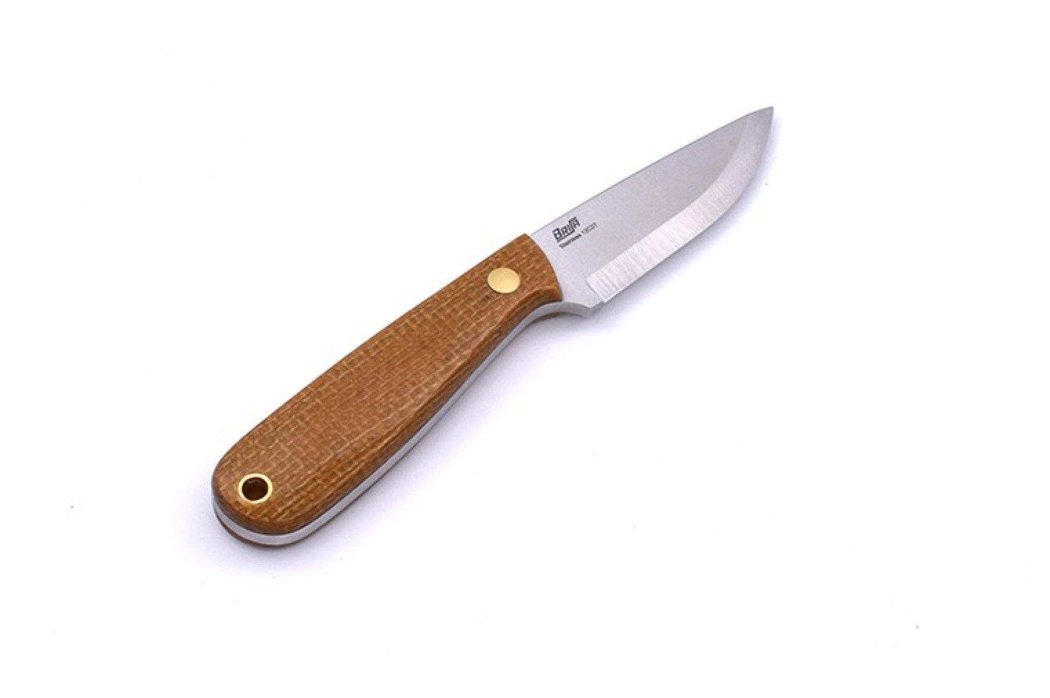 Necker 70 - MustardMicarta - Scandi - Leather - Camperreich