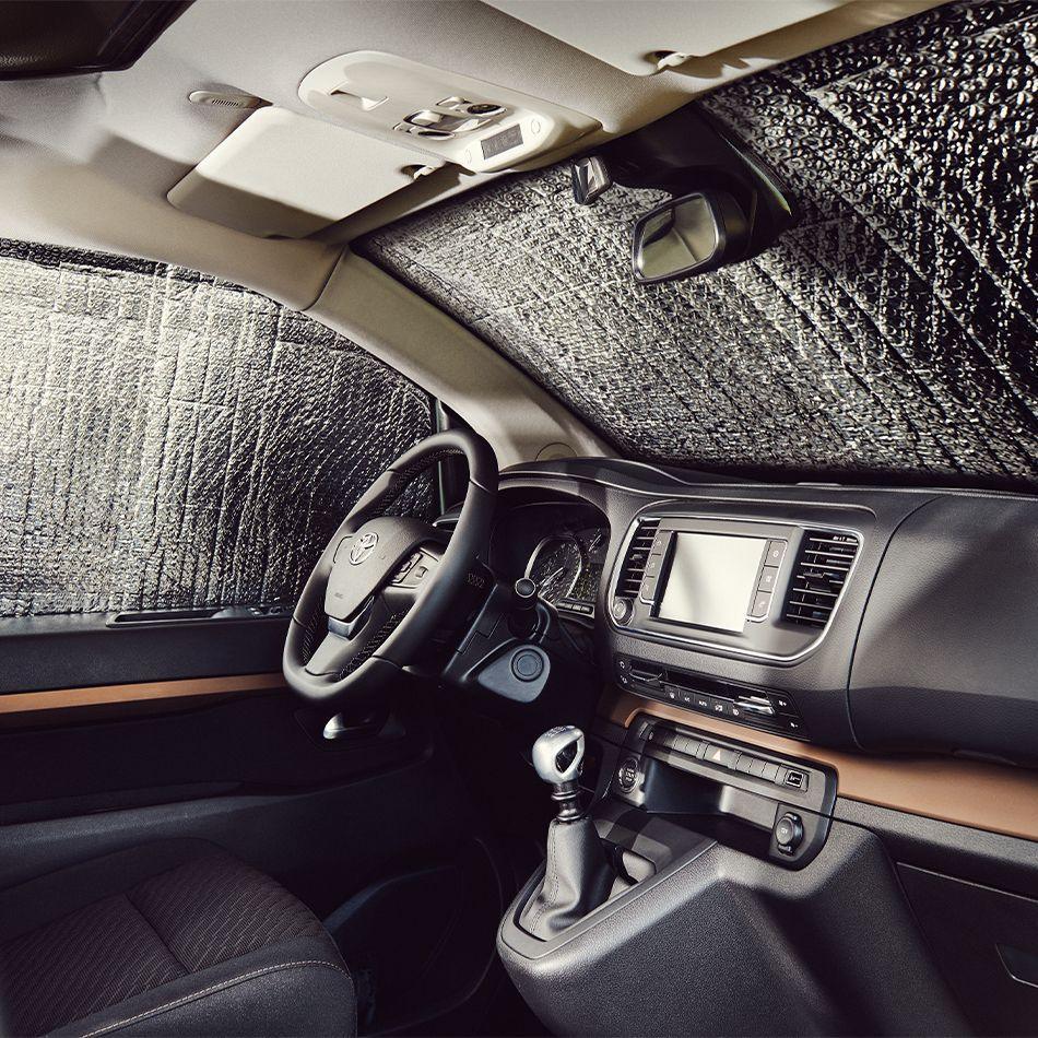 Privacy Blinds 3-tlg für Front-, Fahrer- und Beifahrerscheibe - Camperreich