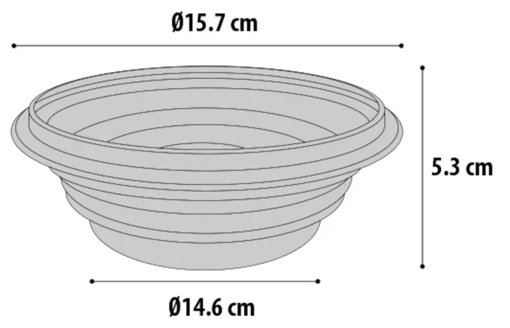 Reise-Hundenapf Flamingo faltbar 500 - Camperreich