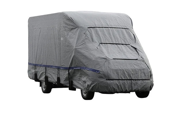 Schutzhülle Hindermann Wintertime für teilintegrierte Reisemobile bis 7.7 m – Winterabdeckung mit Belüftung & UV - Schutz9917211 - Camperreich