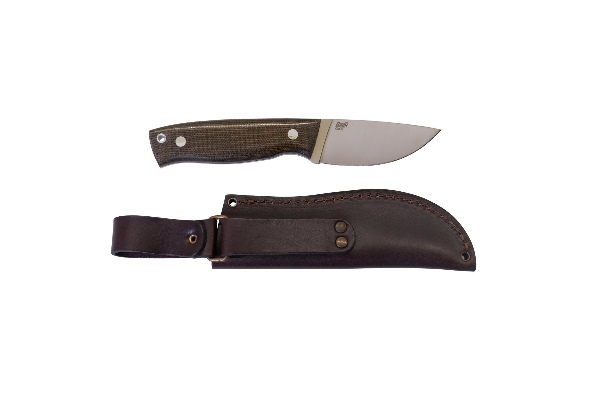 Skinner 90 - GreenMicarta - Flat - Leather - Camperreich